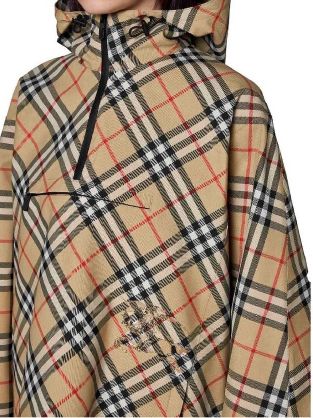 Burberry vintage check cape